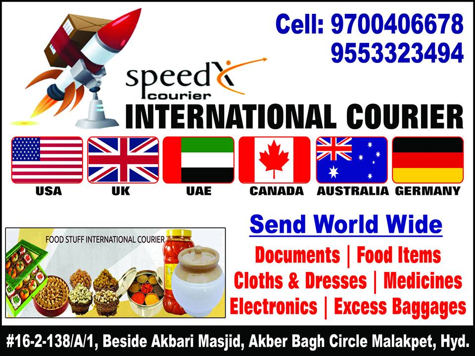 international courier rates from Hyderabad to Germany