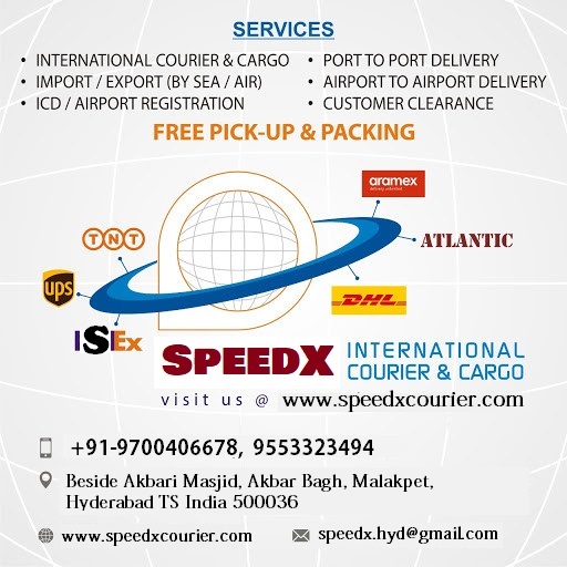 international courier rates from Hyderabad to UAE